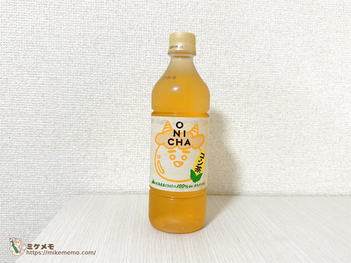ONICHA コーン茶のボトル正面