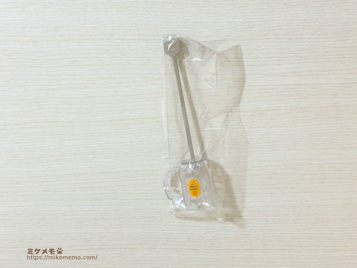 袋に入った計量カップ付きマドラー